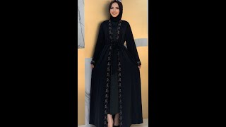 LATEST ABAYA DESIGN 2022  Dubai Abaya Design  Burka Fashion [upl. by Buseck734]