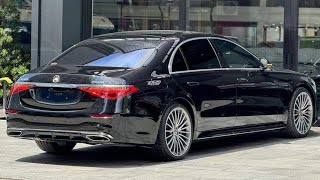 New Mercedes Benz S500 Luxury Interior Exterior  Walkaround [upl. by Ellenoj]