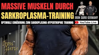 Maximales Muskelvolumen SarkoplasmaHypertrophieTraining amp Ernährung Wolfgang Franke IRON GURU [upl. by Norehc355]