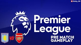 Aston Villa VS Arsenal Premier League 2024 2025 Full Match Game Play [upl. by Ohnuj351]