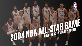 【NBA Throwback】2004 NBA AllStar Game  Kobe Shaq Iverson amp More [upl. by Bald84]