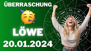 LÖWE ♌️⭐️ EINE ÜBERRASCHUNG FÜR DICH 🥰 Horoskop  20Januar 2024 löwe tarot [upl. by Llemrej]