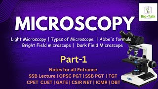 Microscopy  Light Microscopy  Types of Microscope  P1 [upl. by Noemys535]