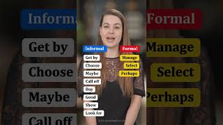 How to Be Polite Informal vs Formal English Vocabulary shrots [upl. by Hebbe]