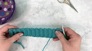 Single Crochet Ribbing  Right Handed Tutorial [upl. by Zahara256]