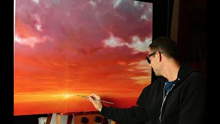 3 tips to make your sunset paintings more powerful  with Tim Gagnon [upl. by Ennaegroeg]