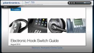 Plantronics Savi 730 with CUPC Interactive Setup Guide iPad sample video [upl. by Ocimad]