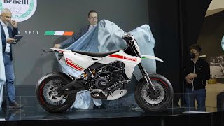 2025 NEW BENELLI PANO 800 SUPERMOTO LAUNCHED TO BEAT THE DUCATI HYPERMOTARD 698 MONO [upl. by Phillie]