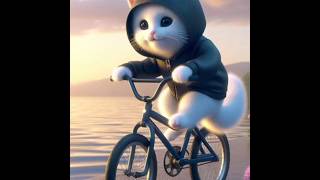 cat cycle catvideos viralvideo [upl. by Kale]