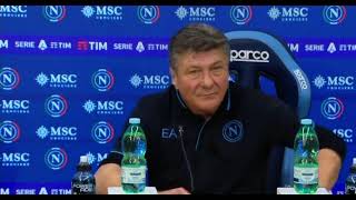 Mazzarri conferenza stampa post NapoliVerona 21 quotla mia squadra non molla maiquot [upl. by Bach946]