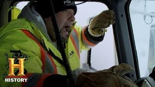 Ice Road Truckers The Most Dangerous Crossing of Todds Life S9 E3  History [upl. by Bork]