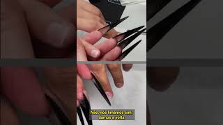 Se o objectivo é a extensão da unha então retiramos quase todo o rebordo natural unhas naildesign [upl. by Cirilla]