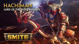 SMITE  God Reveal  Hachiman Lord of the Eight Banners [upl. by Sima]