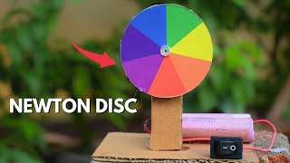 How to Make Newton Disc  Newton Disk colour project Experiment  Newton disk kaise banaye [upl. by Waugh]