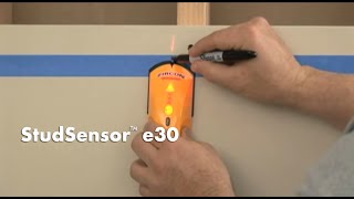 How to Use a Zircon StudSensor e30 Edge Finding Stud Finder [upl. by Silverts]