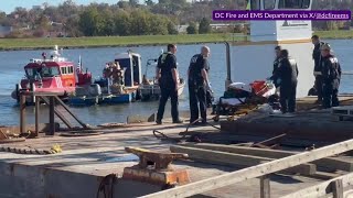 WATCH Responders rescue person from Anacostia River [upl. by Aikar]