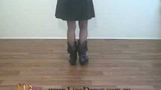 Bootscootin Boogie Line Dance Beginner video with Liz Collett from DVD vol 1 [upl. by Tacklind]