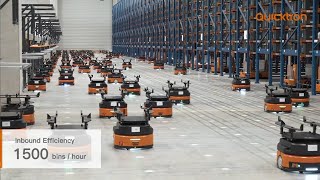 Winit X Quicktron  Worlds largest Automated Bintoperson Warehouse [upl. by Petulah]