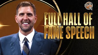 Dirk Nowitzki  Hall of Fame Enshrinement Speech [upl. by Melleta238]