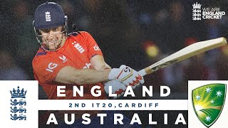 Livingstone Smashes Stunning 87  Highlights  England v Australia  2nd Men’s Vitality IT20 2024 [upl. by Ynnoj972]