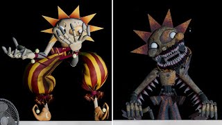 Sun transforms into Nightmare Sun and eats Gregory  Five Nights at Freddys Security Breach [upl. by Norihs]