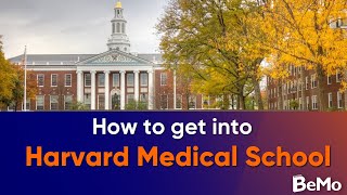 How To Get Into Harvard Med School  BeMo Med School Spotlight [upl. by Eibrik366]