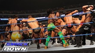 41Man Battle Royal for a Championship Match of Winners Choosing SmackDown October 14 2011 [upl. by Aihseyt]