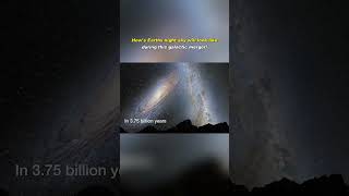 Andromeda and Milky Way Galaxy Collision short trending collision nasa galaxy [upl. by Nirual834]