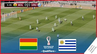 ⚽BOLIVIA vs URUGUAY  Eliminatorias Qatar 2022  Nov 16 2021  Simulación Realista [upl. by Eirrok974]