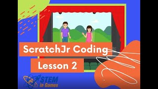 ScratchJr Coding Lesson 2  How to Move Two Characters  Free Programming Lesson [upl. by Noelani]