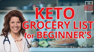 🥑🥩🥚Keto Grocery List for Beginners 🥑🥩🥚 [upl. by Ttessil]