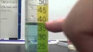 Measuring Volume Using Displacement [upl. by Bartley]