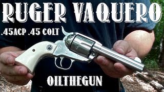 Ruger New Vaquero  45Colt  45ACP [upl. by Jonme]