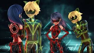 Miraculous Ladybug Speededit MLB x Tron  Legacy [upl. by Sudnor]