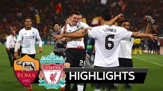 Roma vs Liverpool 42  Highlights amp All Goals Champions League HD FAN VIEW [upl. by Nuahsal]