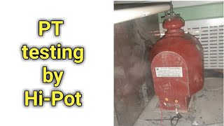 How to Test PT by HiPot in hindi  Electrical Knowledge [upl. by Anenahs525]