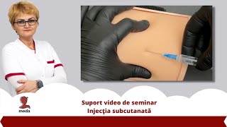 Injectia subcutanata  Suport de curs [upl. by Rego]