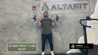 EZ Bar Strict Curl [upl. by Nealon]