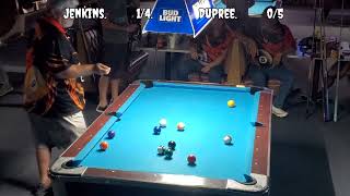 APA 8 BALL Wesley Jenkins SL6 vs Tim Dupree SL7 Fats Billiards Fort Worth Texas 6162024 [upl. by Riva]