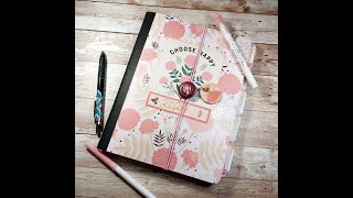 Turning an altered composition notebook into a planner part 1 [upl. by Anselma]