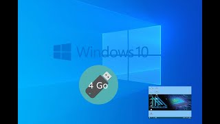 Installer Windows10 avec une clé USB 4 Go [upl. by Ibrek559]