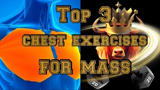 quotTop 3 Chest Exercises For Massquot 100army biggerchest fyp chestday [upl. by Nalhsa718]