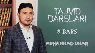 Tajvid darslari  9  Tashdidli nun va mim  Muhammad Umar [upl. by Akimyt]