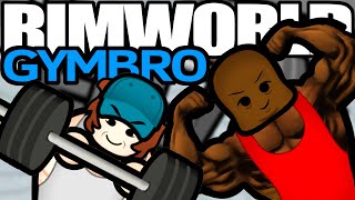 Punching ONLY in the Quest for Super Strength  Rimworld Gymbro 1 [upl. by Ianahs645]