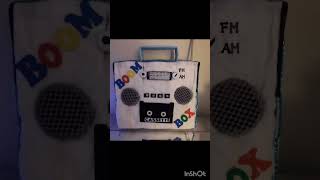 Boom box made with Pampers [upl. by Nauqaj220]