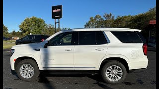 2024 GMC Yukon SLT 53 WhiteFrost Tricoat 18010 [upl. by Aicittel]