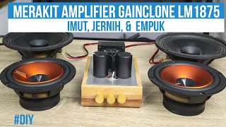 Merakit Amplifier Gainclone LM1875 Bluetooth Casing Kayu Suara Jernih amp Empuk Hemat Budget [upl. by Talanian]