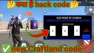 ✅ new Craftland code🤔🤫 HaiderGaming223 NITINFREEFIRE ☠️☠️ [upl. by Nnaeitak]