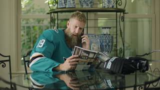 Joe Thornton Is More Fun At Our House [upl. by Nitnilc191]