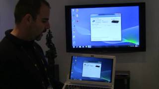 Intel WiDi Wireless Display Tech Demo CES  HotHardwarecom [upl. by Sergeant]